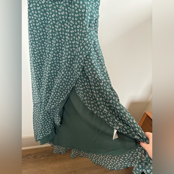 Abercrombie & Fitch Women's Flutter Chiffon Midi Dress - Picture 5 of 8